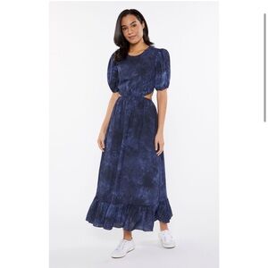Likely Navy Cut Out Midi Dress